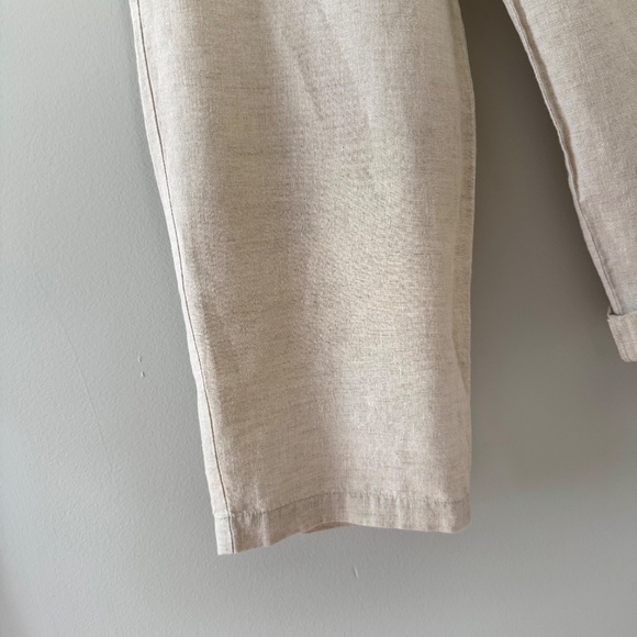 NWB Casuals Beige Linen Pants Women's‎ Medium - Picture 10 of 14